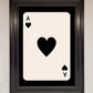 Ace of Hearts Framed Poster