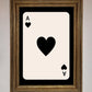 Ace of Hearts Framed Poster