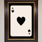 Ace of Hearts Framed Poster