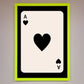 Ace of Hearts Framed Poster
