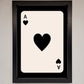 Ace of Hearts Framed Poster