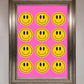 Acid Smile, Faces Framed Poster