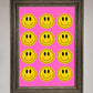 Acid Smile, Faces Framed Poster