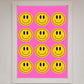 Acid Smile, Faces Framed Poster