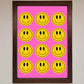 Acid Smile, Faces Framed Poster