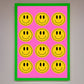 Acid Smile, Faces Framed Poster