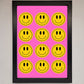 Acid Smile, Faces Framed Poster