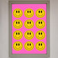 Acid Smile, Faces Framed Poster