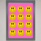 Acid Smile, Faces Framed Poster