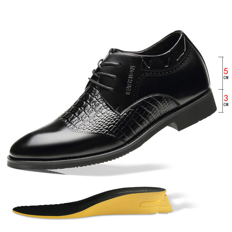 Men's Classic Business Shoes, Height Gain Leather Shoes