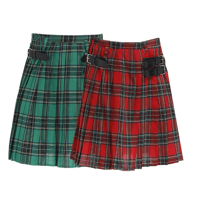 Costume Men's Pleated Tartan Kilt, Multi Colours