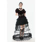 Dark in Love Isolde Velvet and Lace Puff Sleeve Bolero