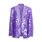 Loose Petal Sequins Women's Fashion Tuxedo, Glam Eveningwear