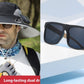 Outdoor Wide-Brim Sun Hat with USB Charging, Solar-Powered Cooling