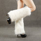 Faux Rabbit Fur Winter Women's Leg Warmers