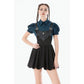 Dark In Love Lilith 'Bat' Harness Bubble Dress