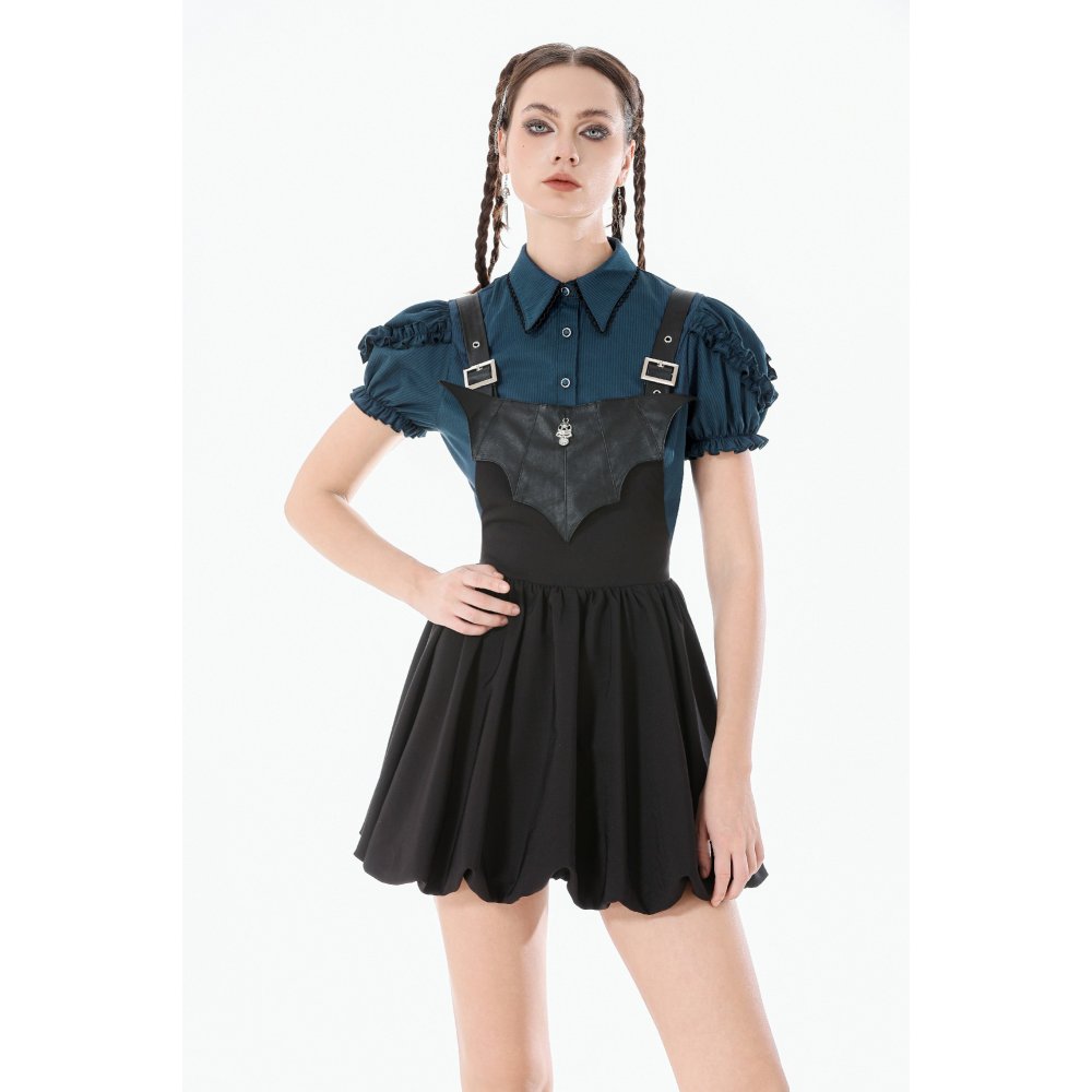 Dark In Love Lilith 'Bat' Harness Bubble Dress