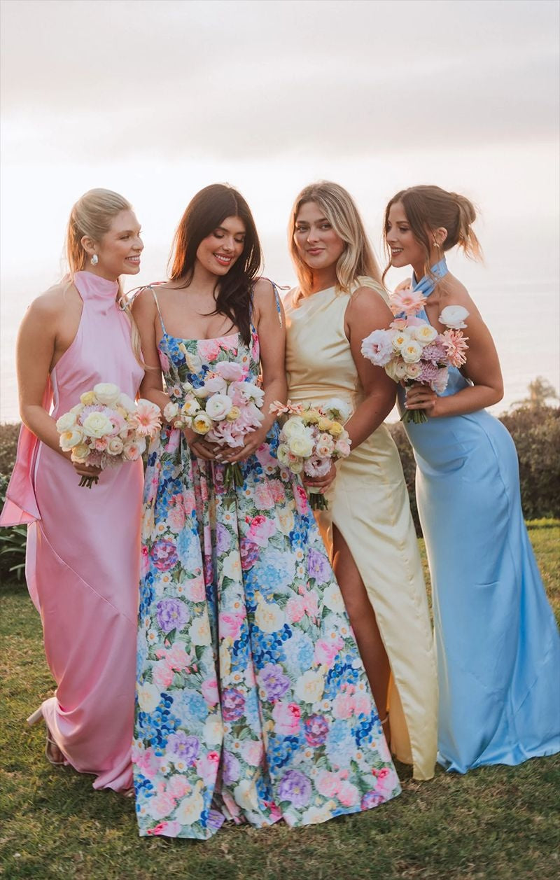 Organza Fairy Vibes Long Elegant Evening or Bridesmaid Dress