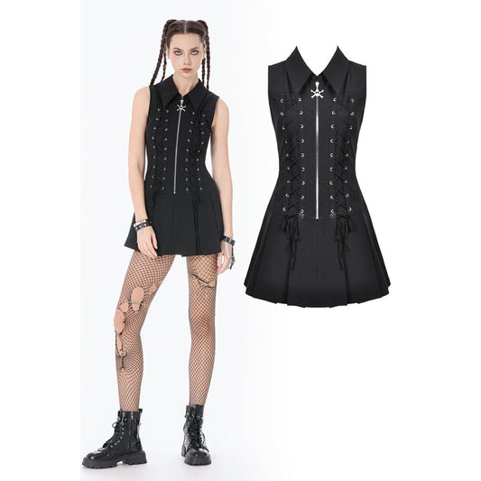 Dark in Love Valeria Gothic Sleeveless Corset Dress