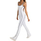 Yoga Jumpsuit, Women's Beauty-Back Colour Contrast Romper Suit