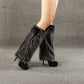 Faux Rabbit Fur Winter Women's Leg Warmers