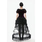 Dark in Love Isolde Velvet and Lace Puff Sleeve Bolero