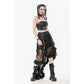 Dark in Love Ravena Buckled Faux Leather Corset Top