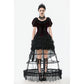 Dark in Love Isolde Velvet and Lace Puff Sleeve Bolero