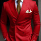 Men's Two-Piece Classic Business Suit, Plus Sizes