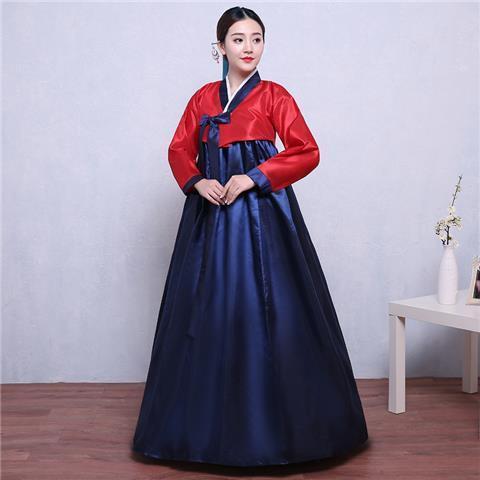 Women's Korean Asian National Court Dress, Performance Costume Stage Wear