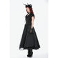 Dark in Love Belladonna Floor-Length Vintage Skirt