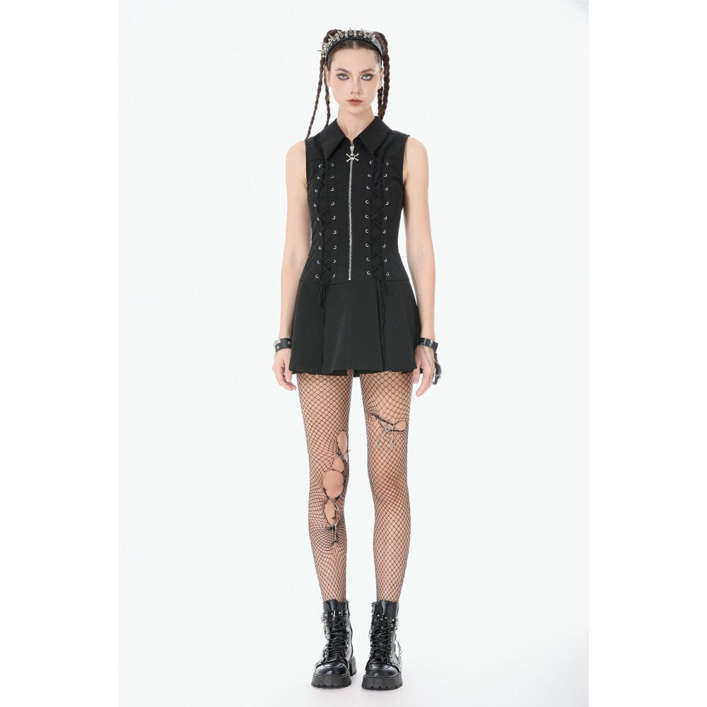 Dark in Love Valeria Gothic Sleeveless Corset Dress