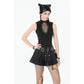 Dark in Love Punk Coffin Mesh Panel Top