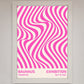 Bauhaus Pink Expedition Framed Wall Art