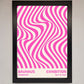 Bauhaus Pink Expedition Framed Wall Art