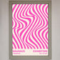 Bauhaus Pink Expedition Framed Wall Art