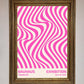 Bauhaus Pink Expedition Framed Wall Art