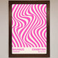 Bauhaus Pink Expedition Framed Wall Art