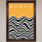 Bauhaus Yellow Framed Poster