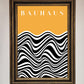 Bauhaus Yellow Framed Poster