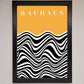 Bauhaus Yellow Framed Poster