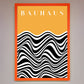 Bauhaus Yellow Framed Poster