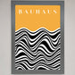 Bauhaus Yellow Framed Poster