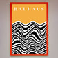 Bauhaus Yellow Framed Poster