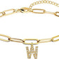 Women's Fashion 'Name Initial Letter' Bracelet