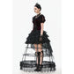 Dark in Love Isolde Velvet and Lace Puff Sleeve Bolero