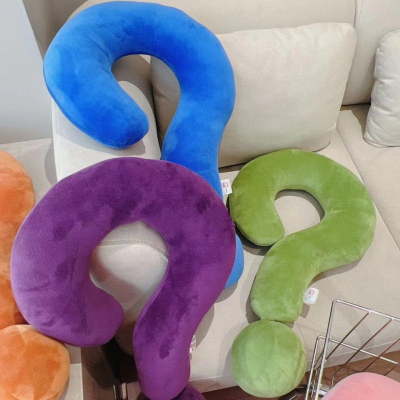 Question Mark Travel Pillow, Comfortable Neck Pillow