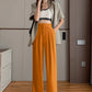 Vireous Women's Loose High Waist Wide Leg Pants