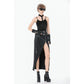 Dark In Love Punk Rib Cage Grommet Waist Cincher Belt
