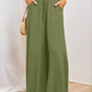 Women's Organic Print Comfortable Casual Wide-Leg Trousers